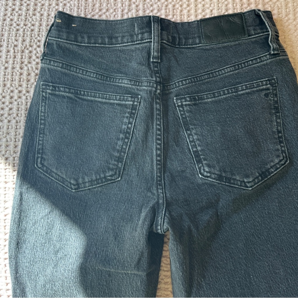 Madewell acid wash black jeans THE PERFECT VINTAGE JEAN
